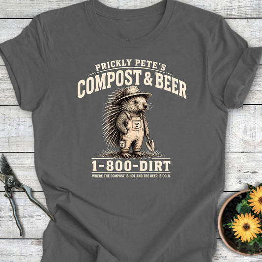 Printify T-Shirt Asphalt / S Compost & Beer T-Shirt