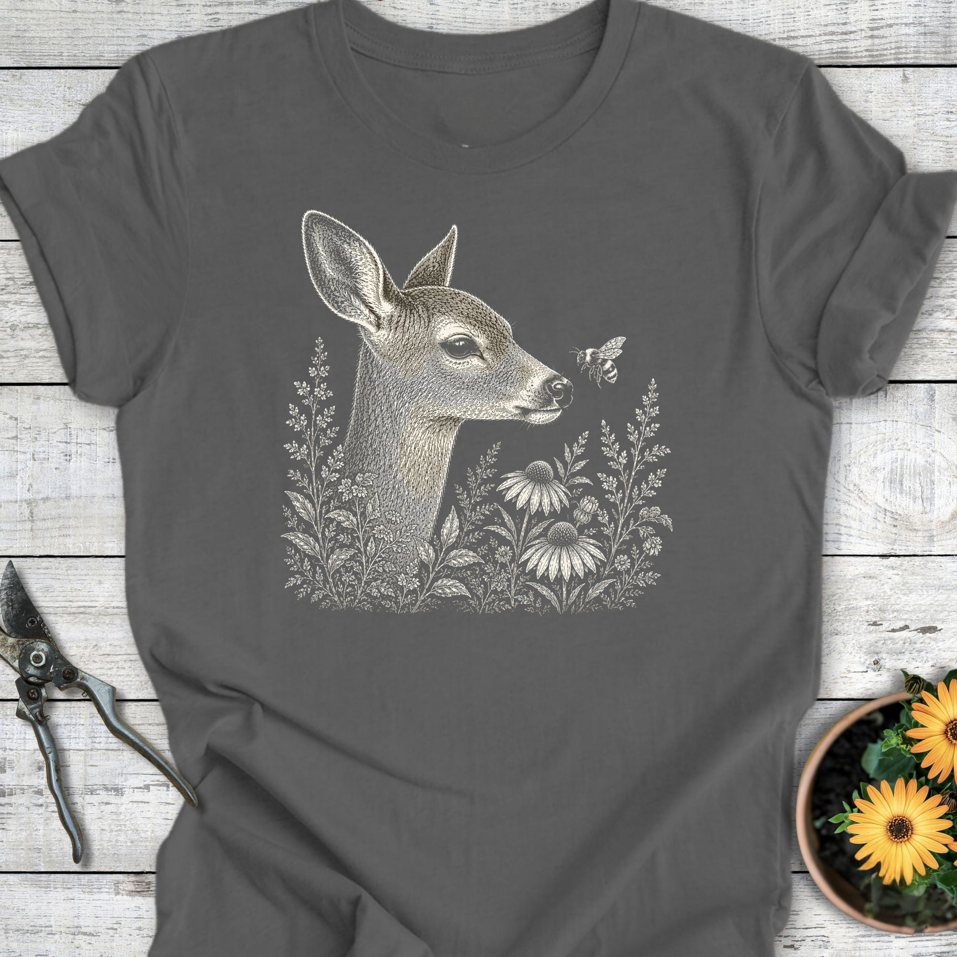 Printify T-Shirt Asphalt / S Curious Doe T-Shirt