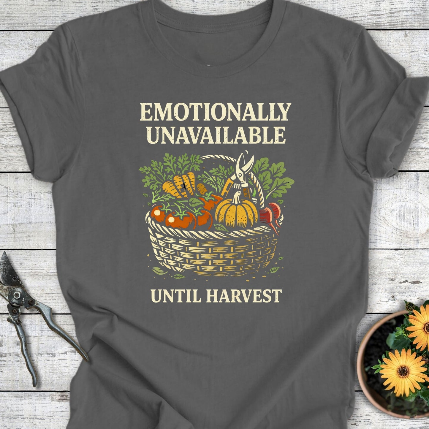Printify T-Shirt Asphalt / S Emotionally Unavilable II T-Shirt