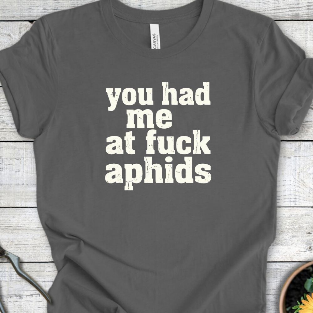 Printify T-Shirt Asphalt / S F*ck Aphids T-Shirt