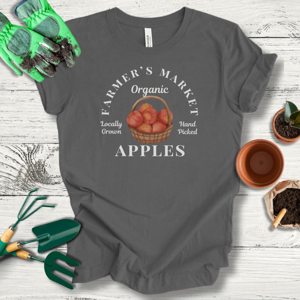 Printify T-Shirt Asphalt / S Farmer's Market Apples