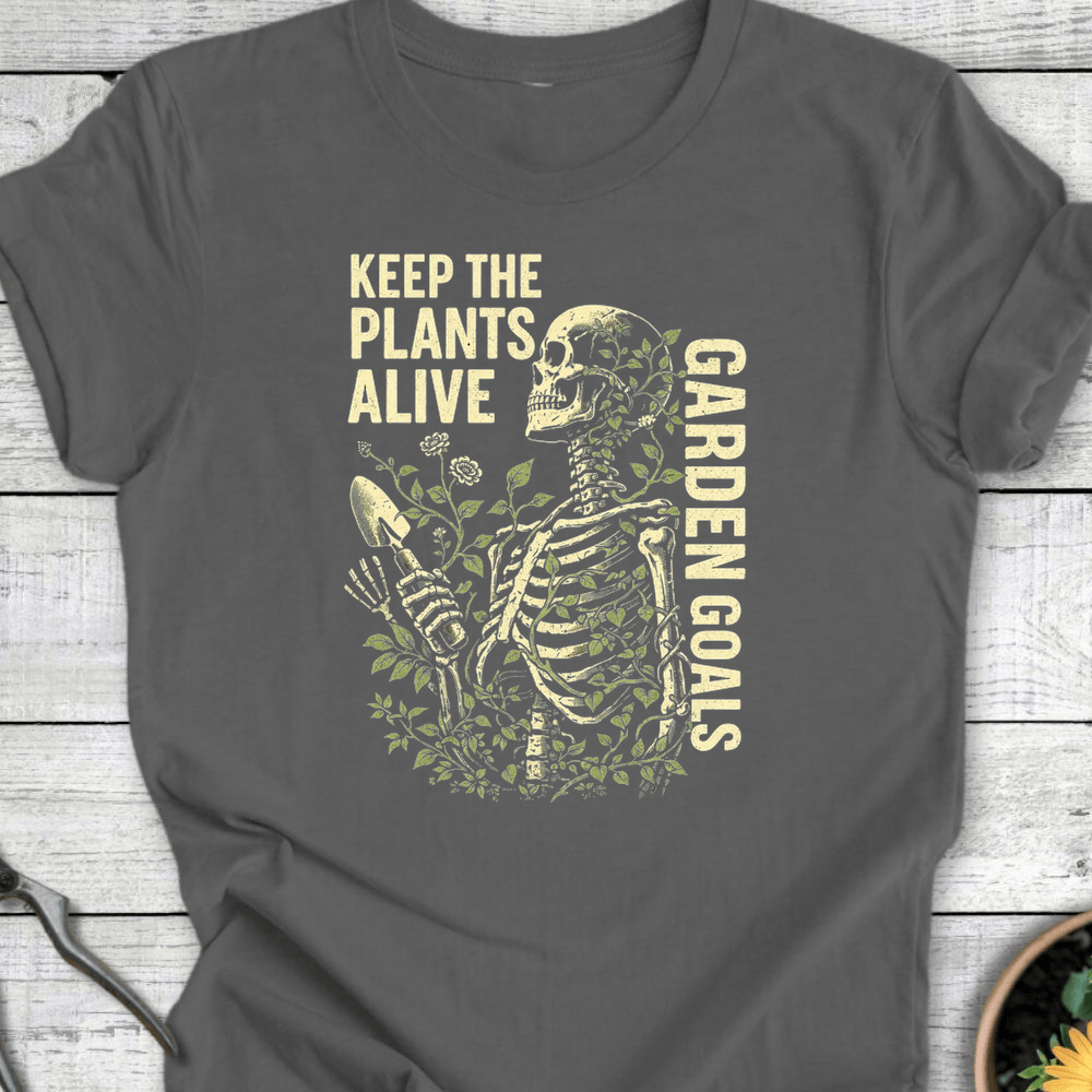 Printify T-Shirt Asphalt / S Garden Goals T-Shirt