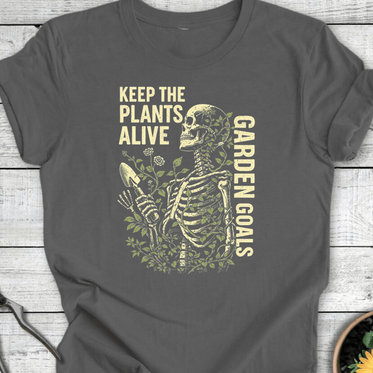 Printify T-Shirt Asphalt / S Garden Goals T-Shirt