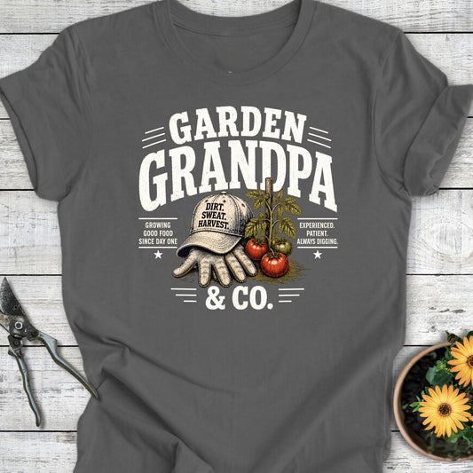 Printify T-Shirt Asphalt / S Garden Grandpa T-Shirt
