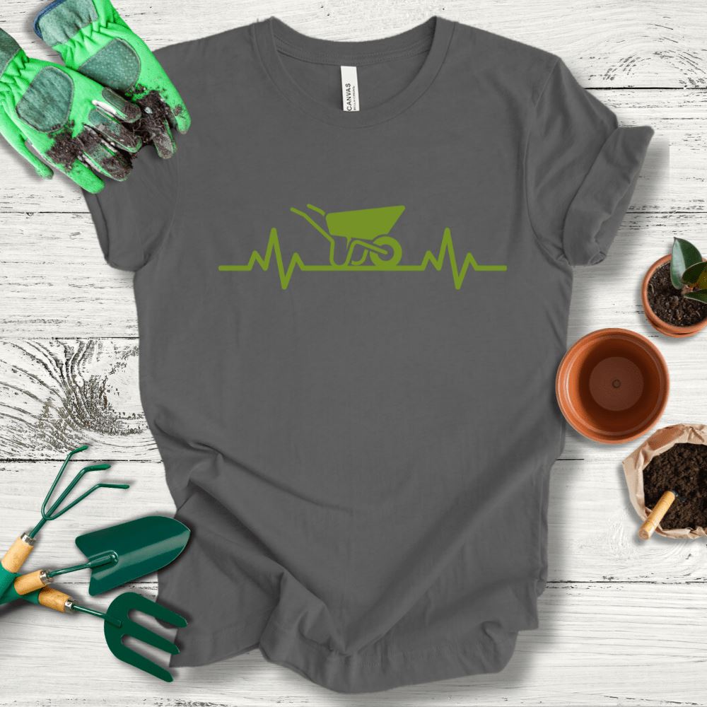 Printify T-Shirt Asphalt / S Garden Heartbeat