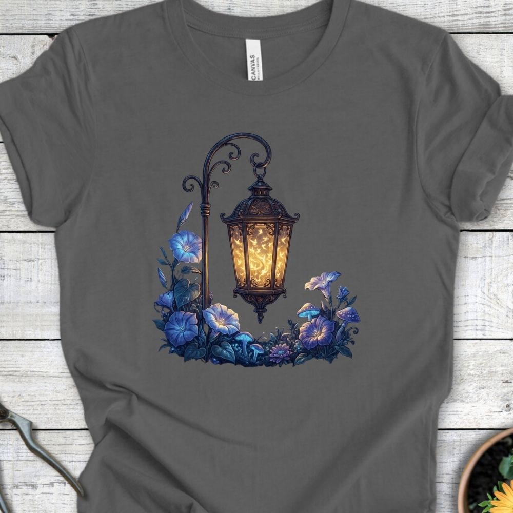 Printify T-Shirt Asphalt / S Garden Lantern T-Shirt