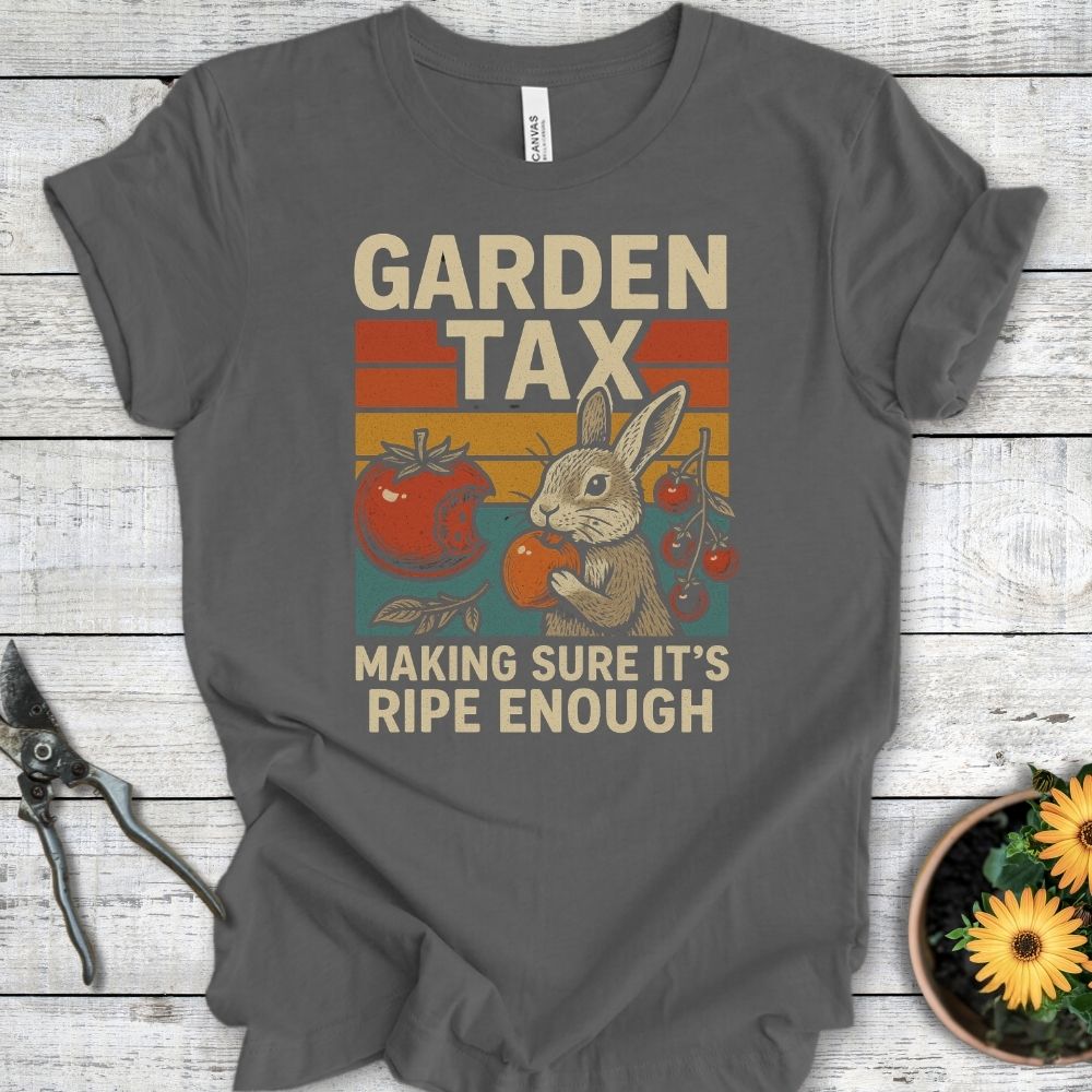 Printify T-Shirt Asphalt / S Garden Tax