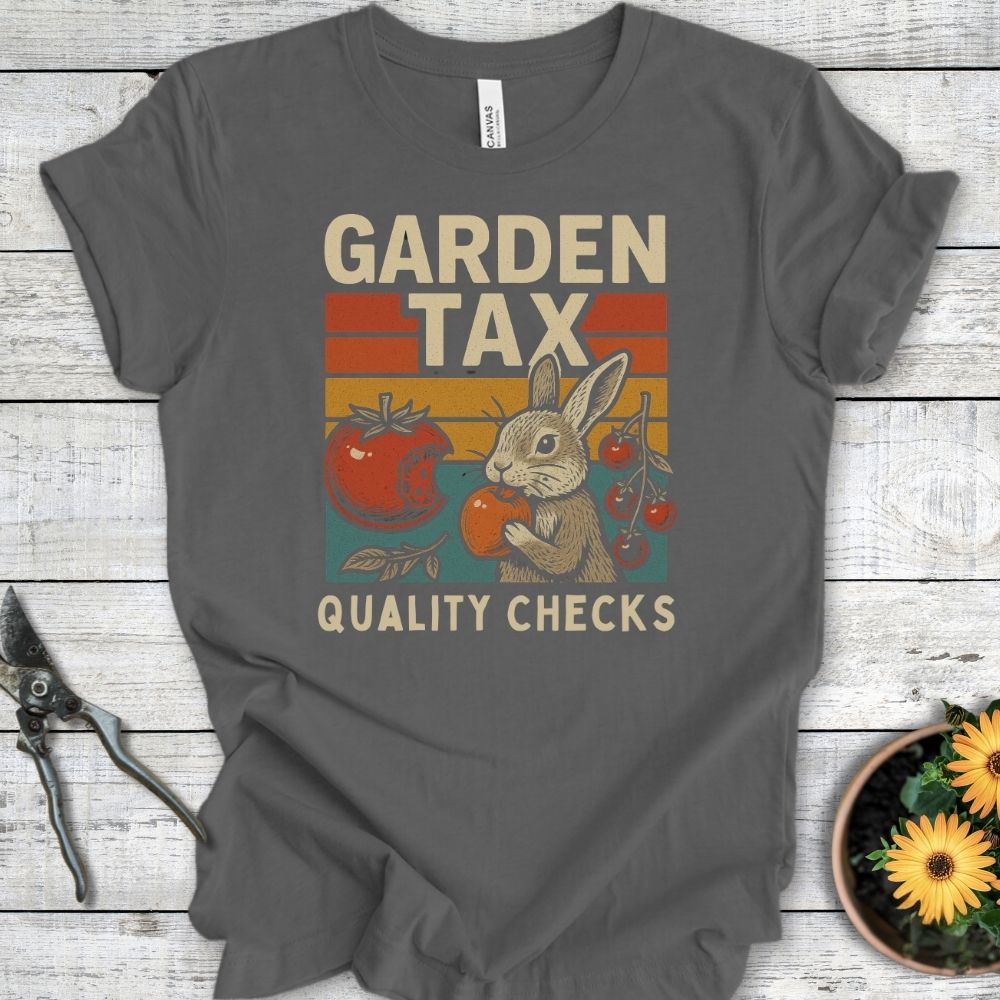 Printify T-Shirt Asphalt / S Garden Tax