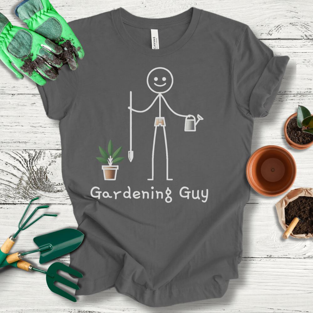 Printify T-Shirt Asphalt / S Gardening Guy Shirt