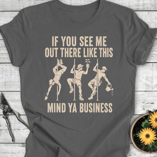 Printify T-Shirt Asphalt / S Gardening is Expensive Male Editon T-Shirt