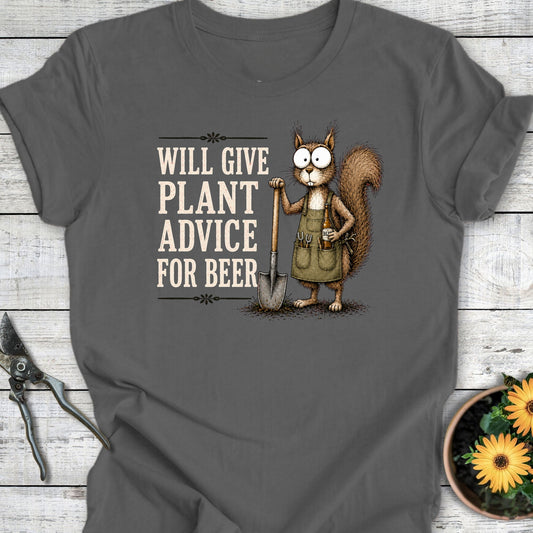 Printify T-Shirt Asphalt / S Give Plant Advice T-Shirt