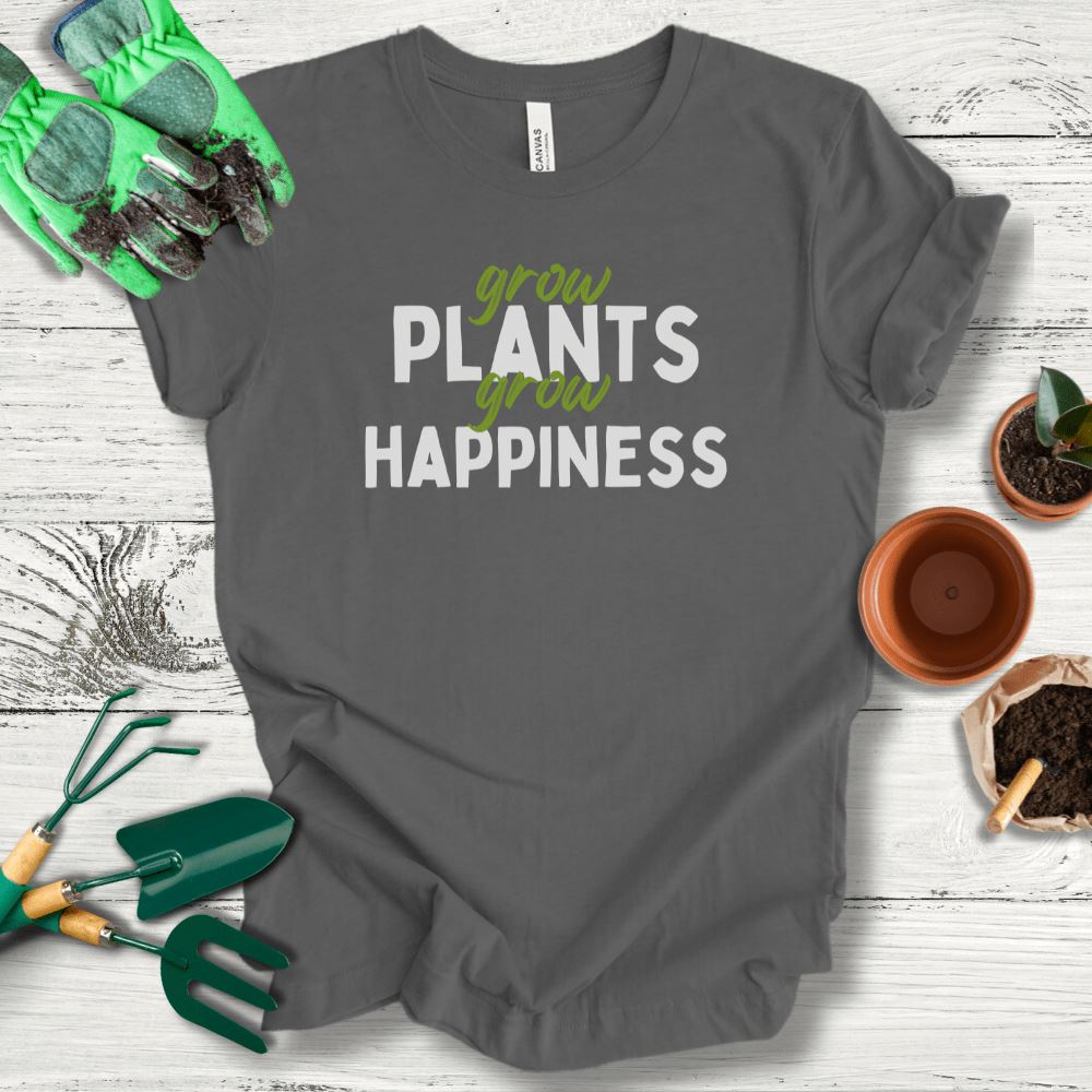 Printify T-Shirt Asphalt / S Grow Happiness