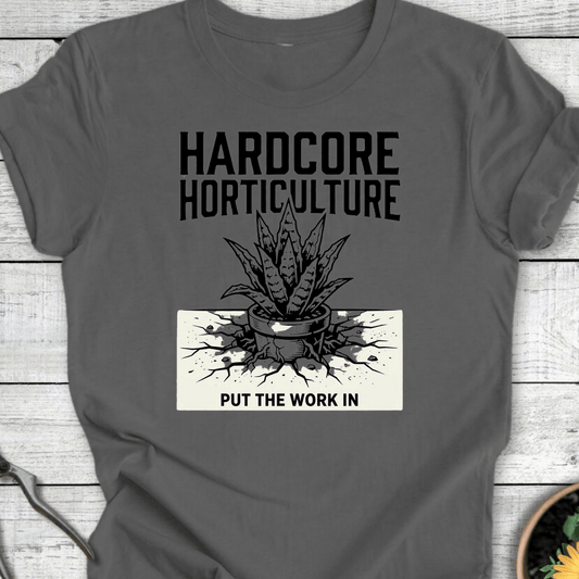 Printify T-Shirt Asphalt / S Hardcore Horticulture II T-Shirt
