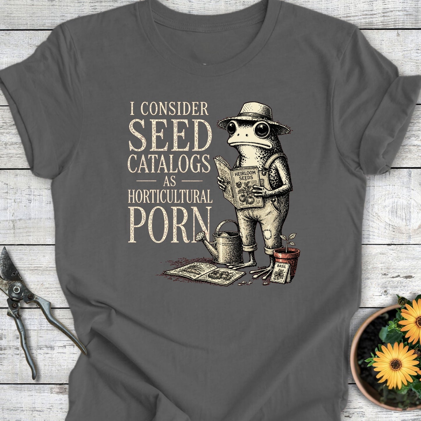 Printify T-Shirt Asphalt / S Horticultural Porn II T-Shirt