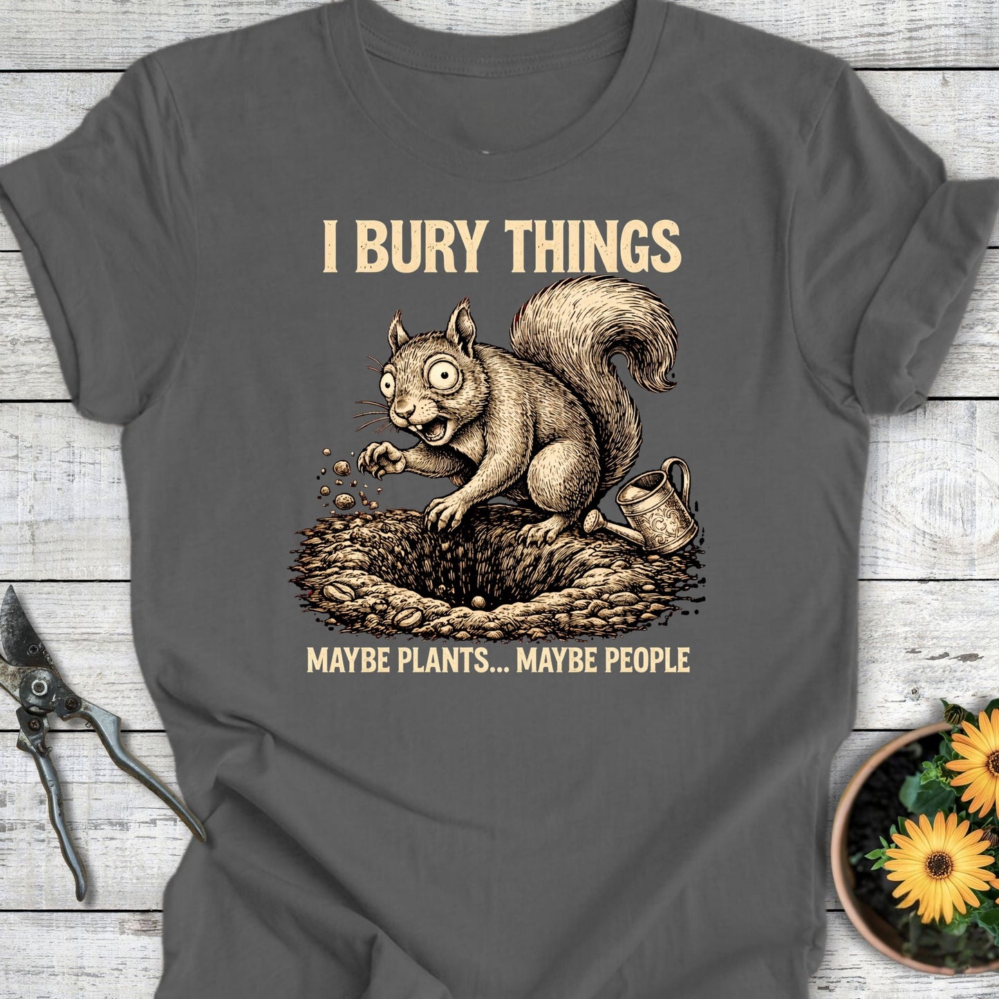 Printify T-Shirt Asphalt / S I Bury Things II T-Shirt