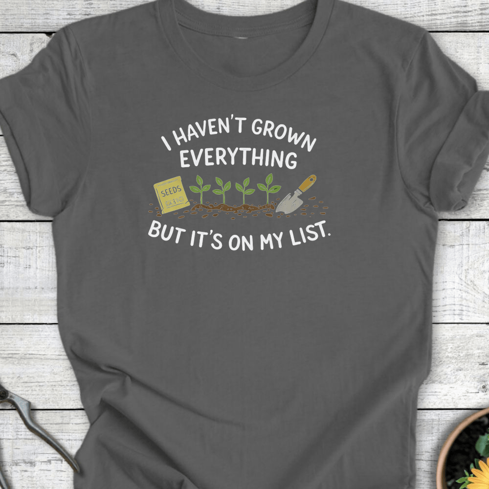 Printify T-Shirt Asphalt / S It's On My List T-Shirt