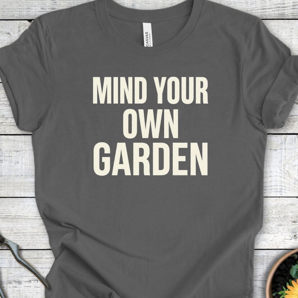 Printify T-Shirt Asphalt / S Mind Your Own T-Shirt