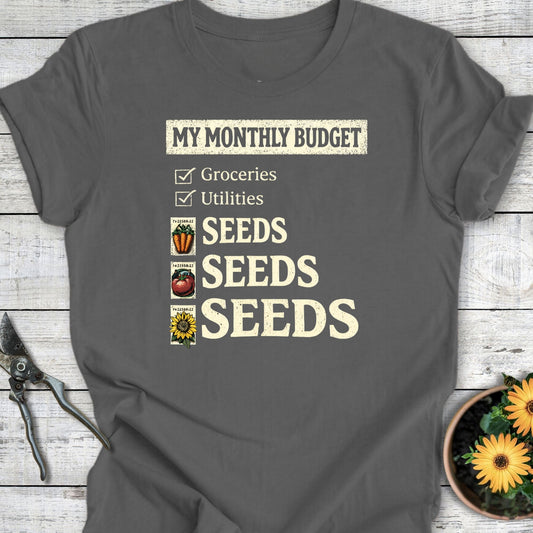 Printify T-Shirt Asphalt / S Monthly Budget T-Shirt