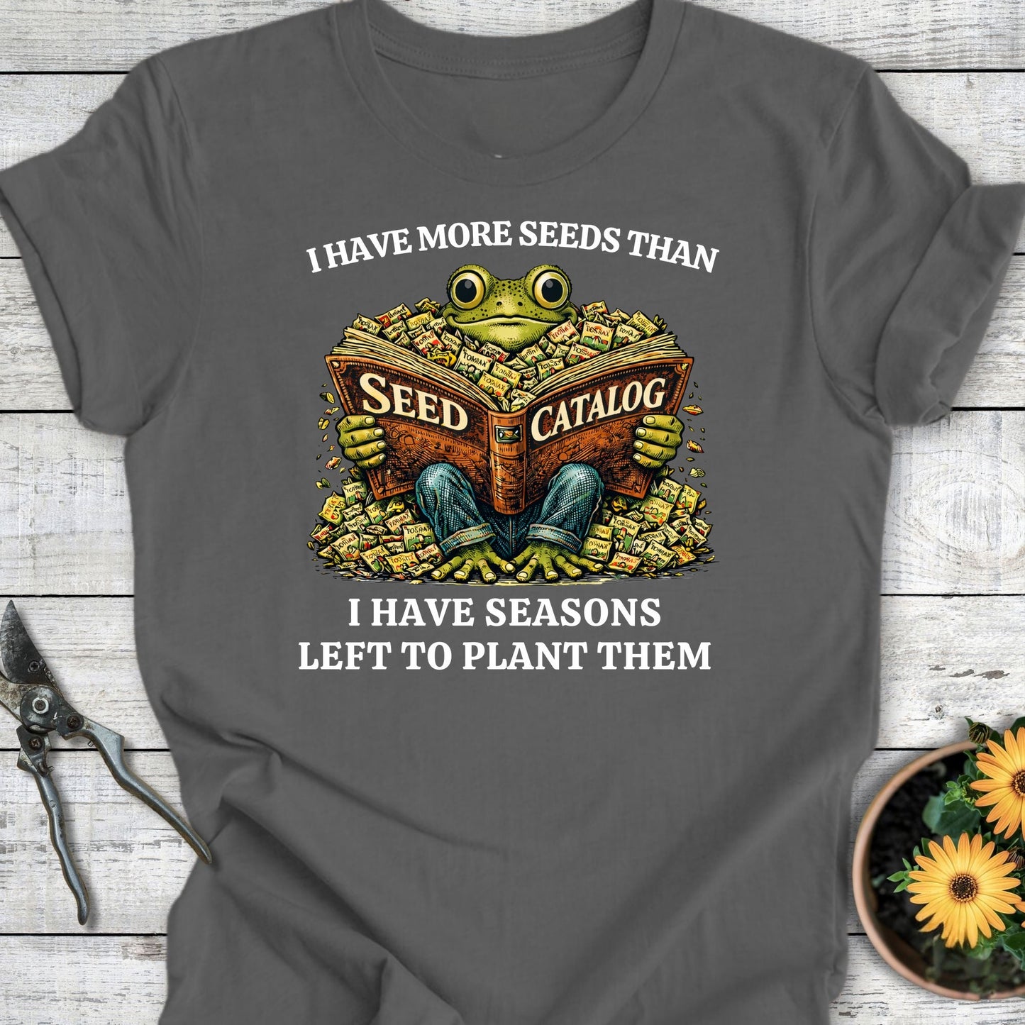 Printify T-Shirt Asphalt / S More Seeds T-Shirt