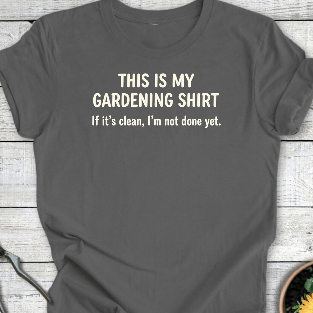 Printify T-Shirt Asphalt / S My Gardening T-Shirt