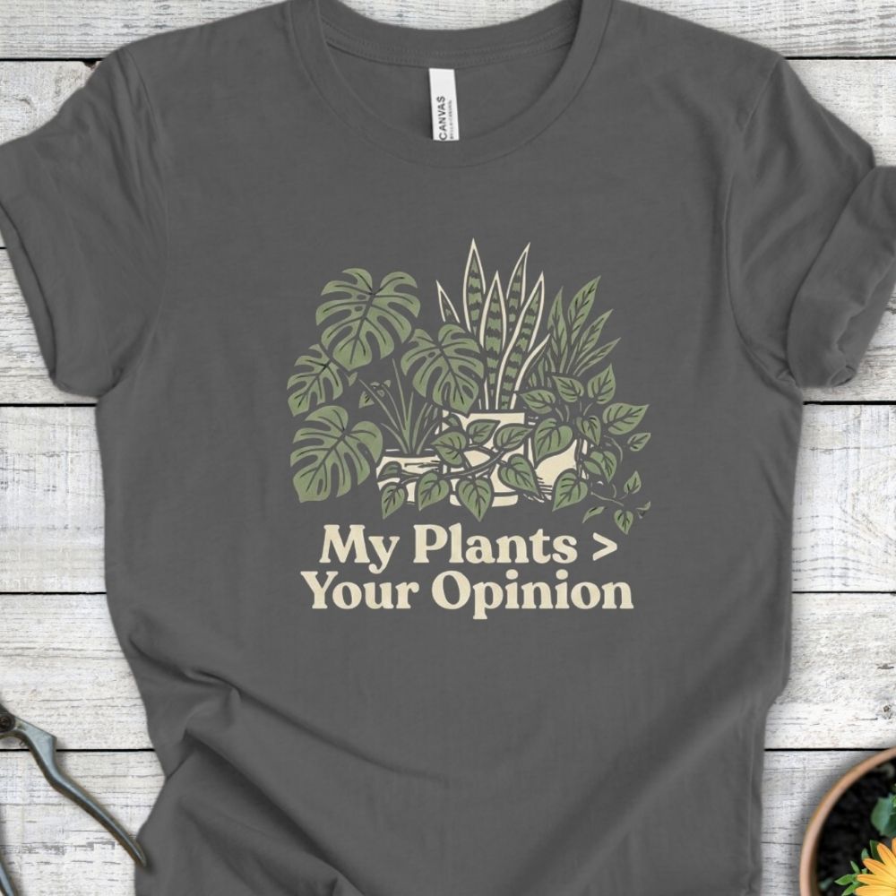 Printify T-Shirt Asphalt / S My Plant T-Shirt