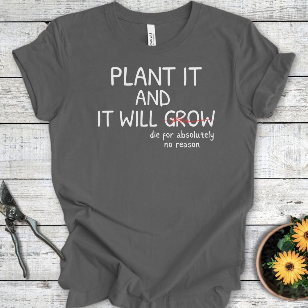 Printify T-Shirt Asphalt / S Plant It