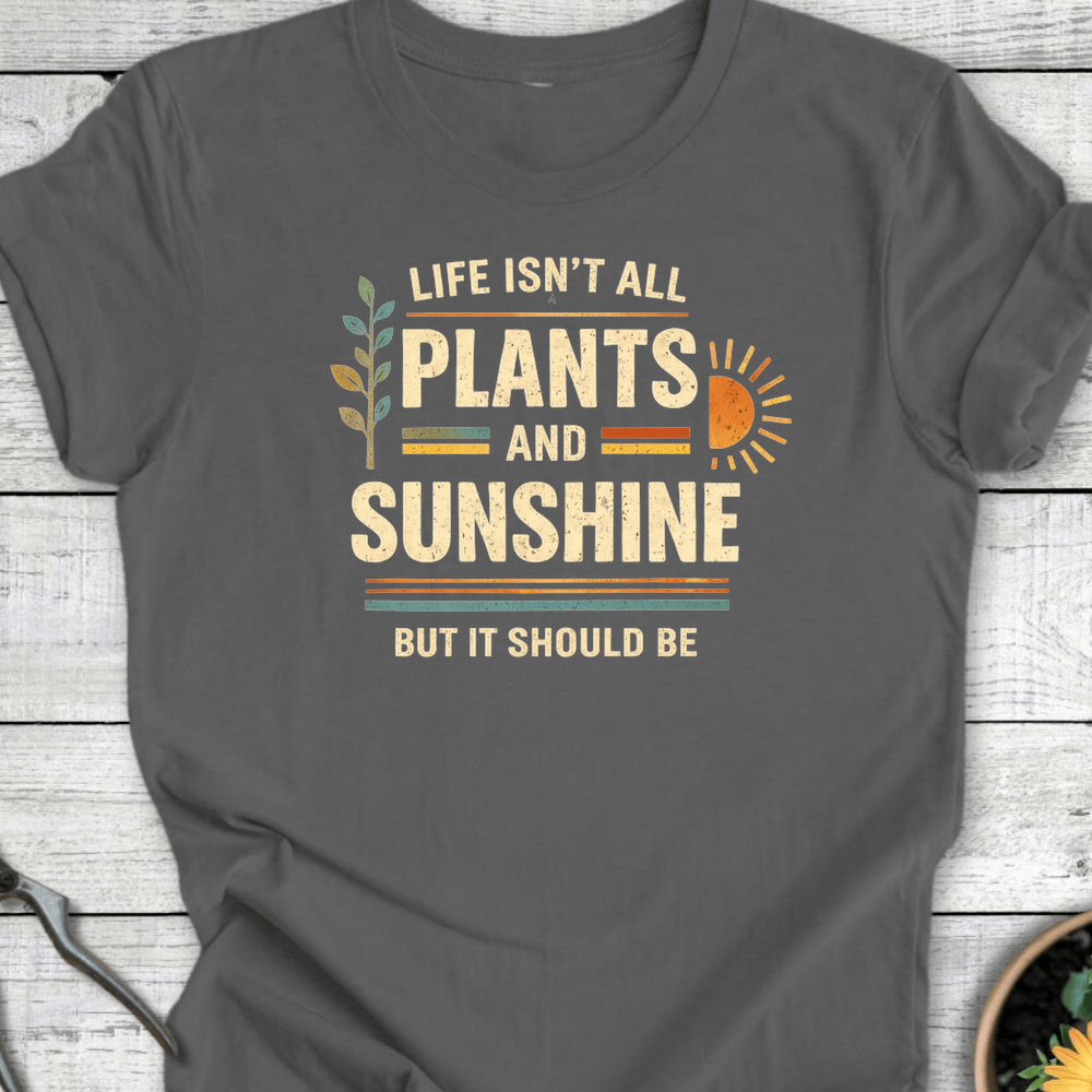 Printify T-Shirt Asphalt / S Plants & Sunshine T-Shirt