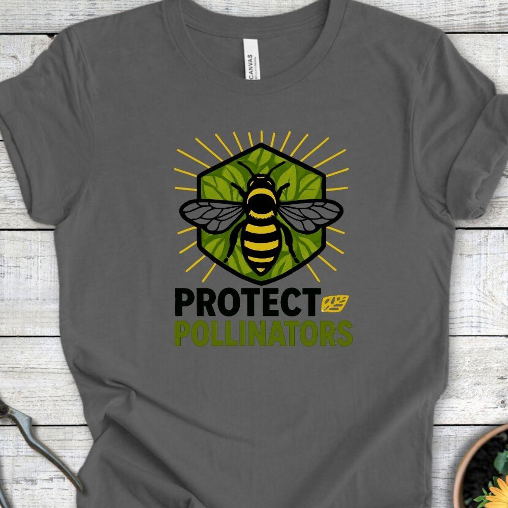Printify T-Shirt Asphalt / S Protect the Pollinators