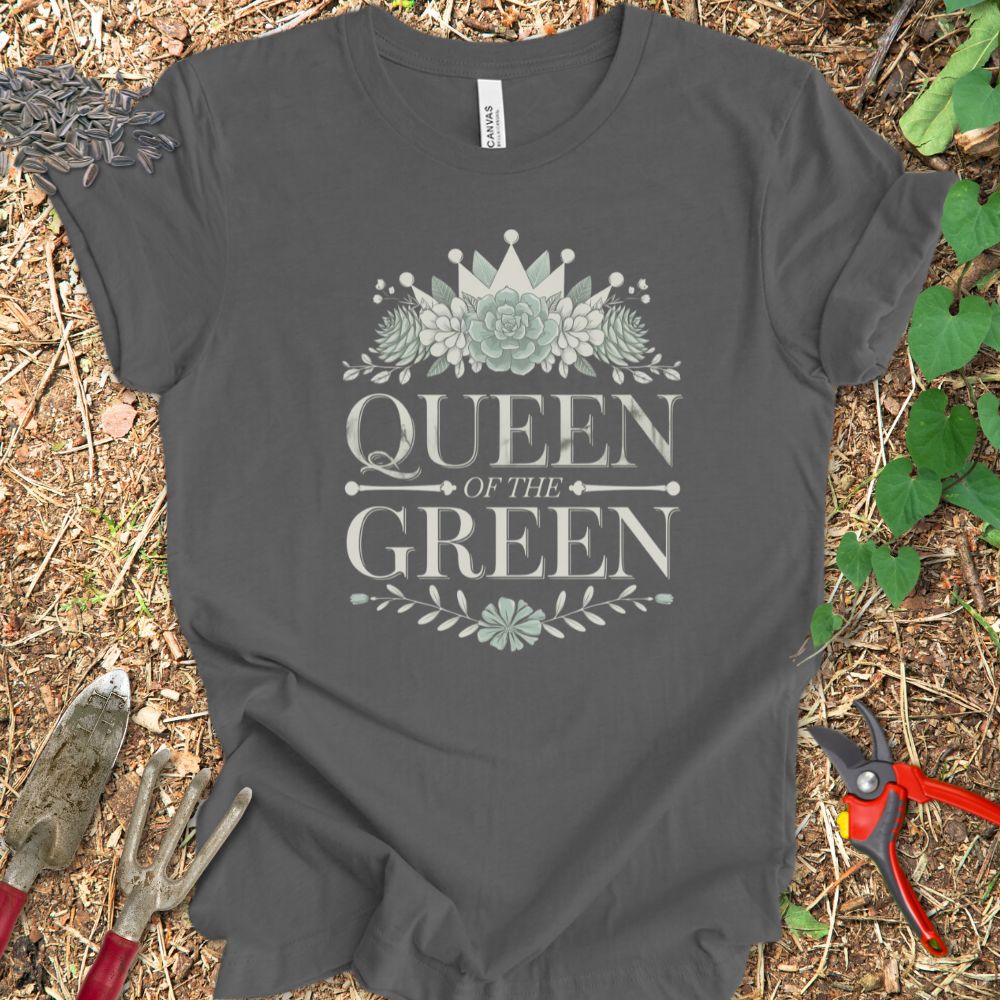 Printify T-Shirt Asphalt / S Queen of the Green