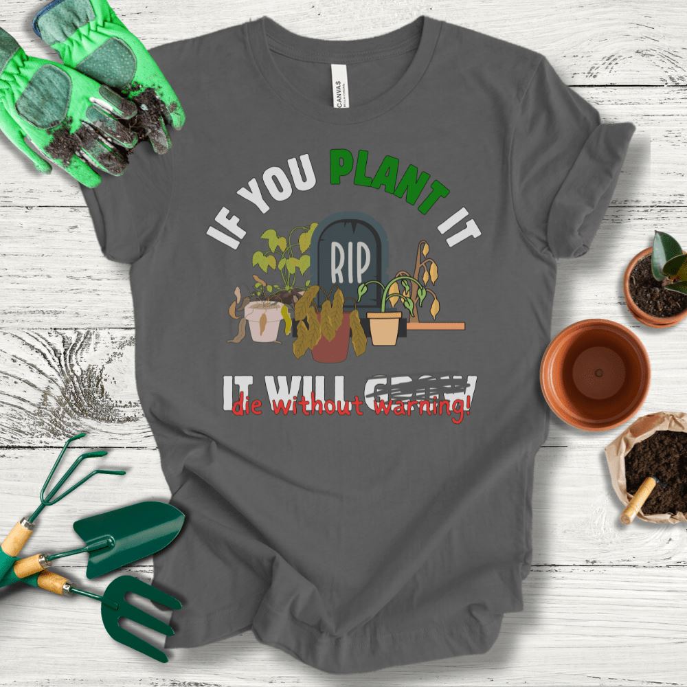 Printify T-Shirt Asphalt / S RIP Plants