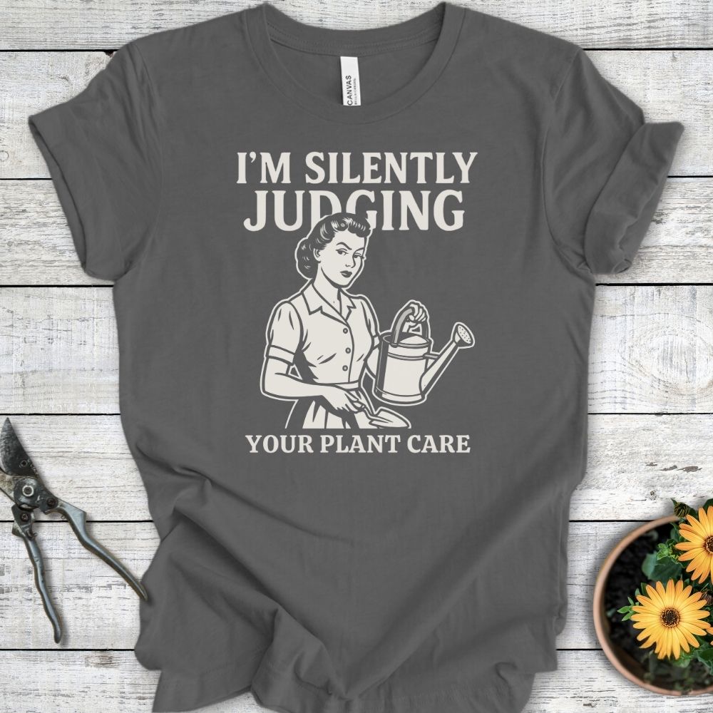 Printify T-Shirt Asphalt / S Silently Judging