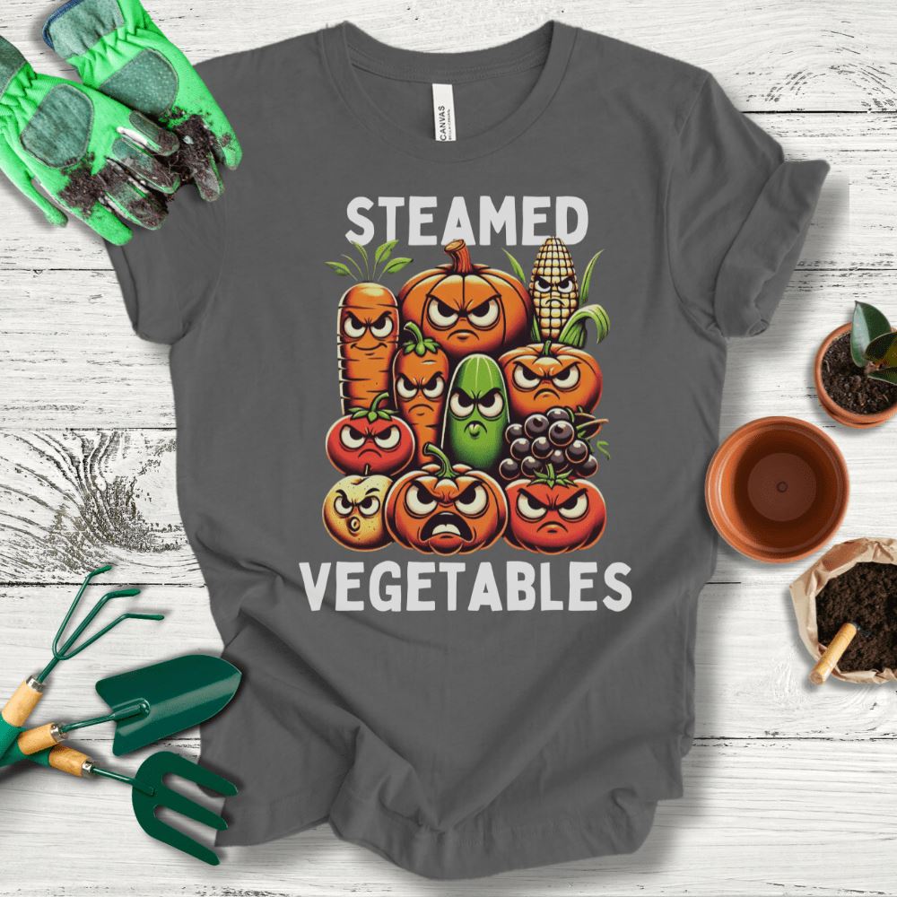 Printify T-Shirt Asphalt / S Steamed Vegetables