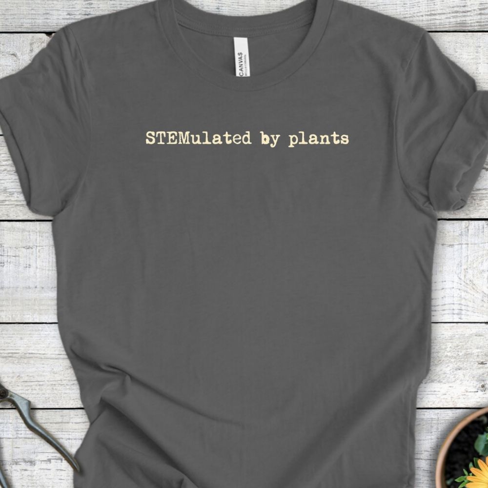 Printify T-Shirt Asphalt / S STEMulated by Plants T-Shirt
