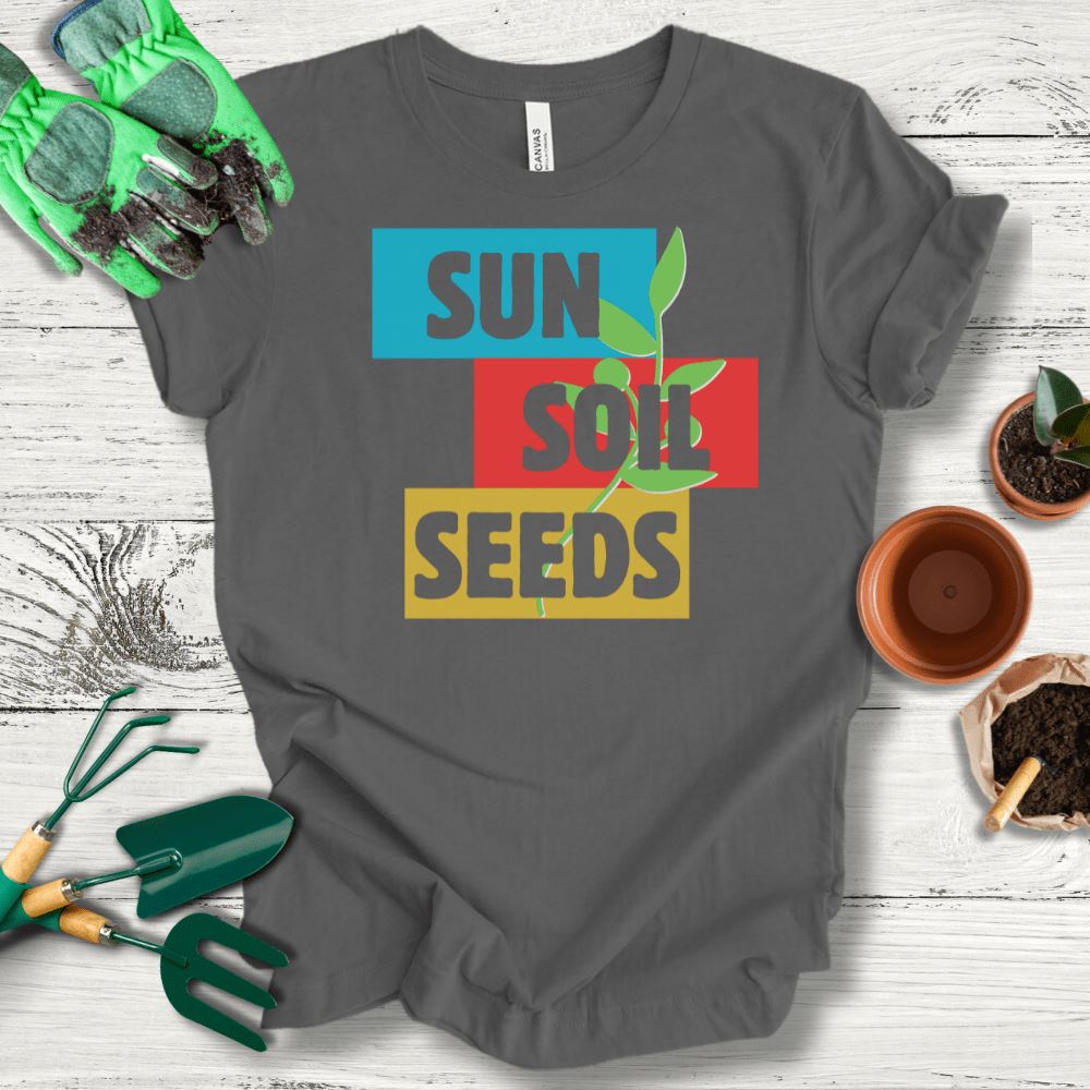 Printify T-Shirt Asphalt / S Sun Soil Seeds