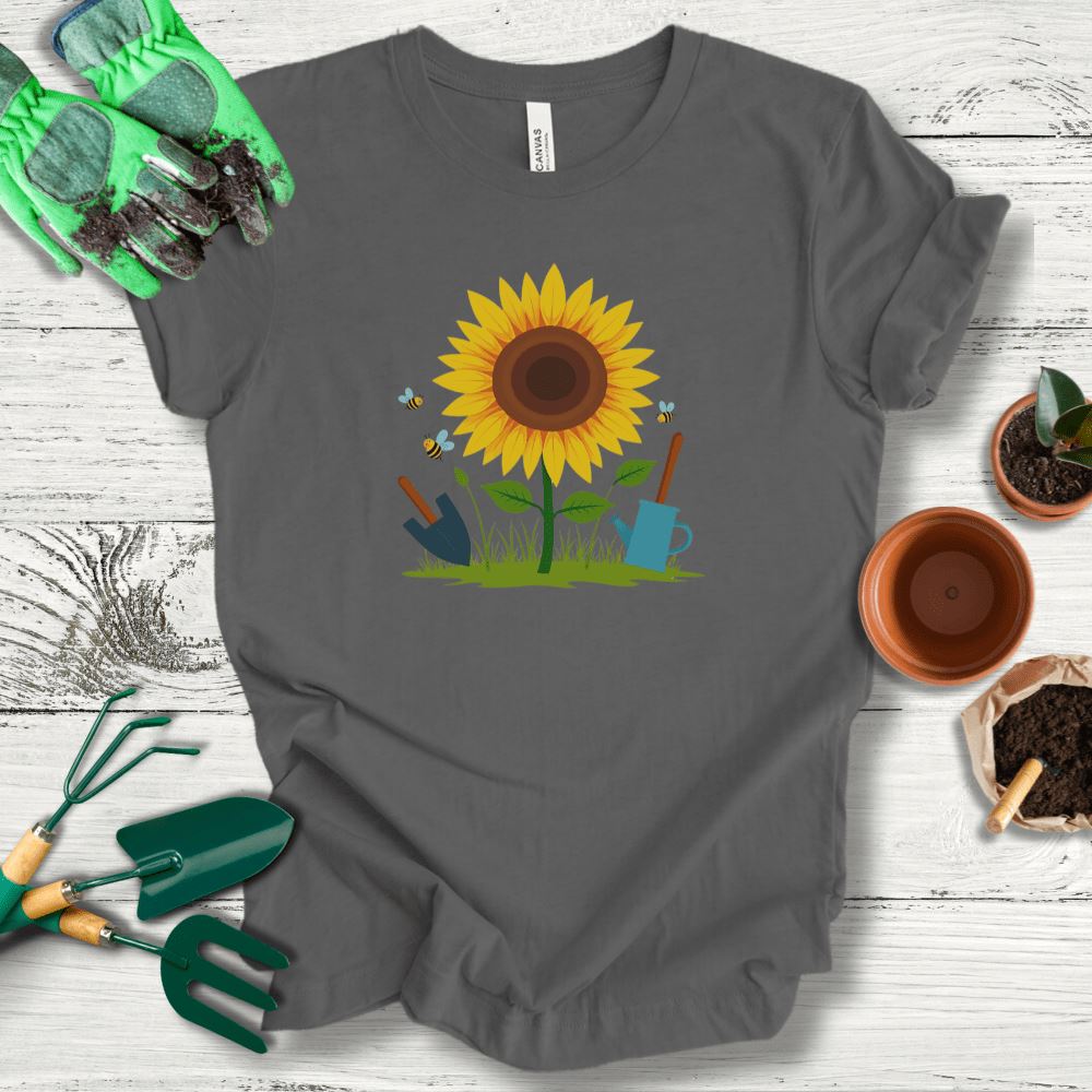 Printify T-Shirt Asphalt / S Sunflower Bliss