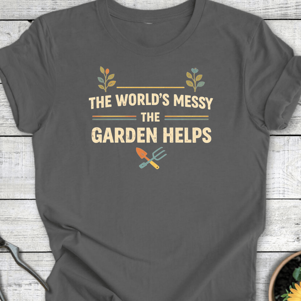Printify T-Shirt Asphalt / S The World's Messy T-Shirt