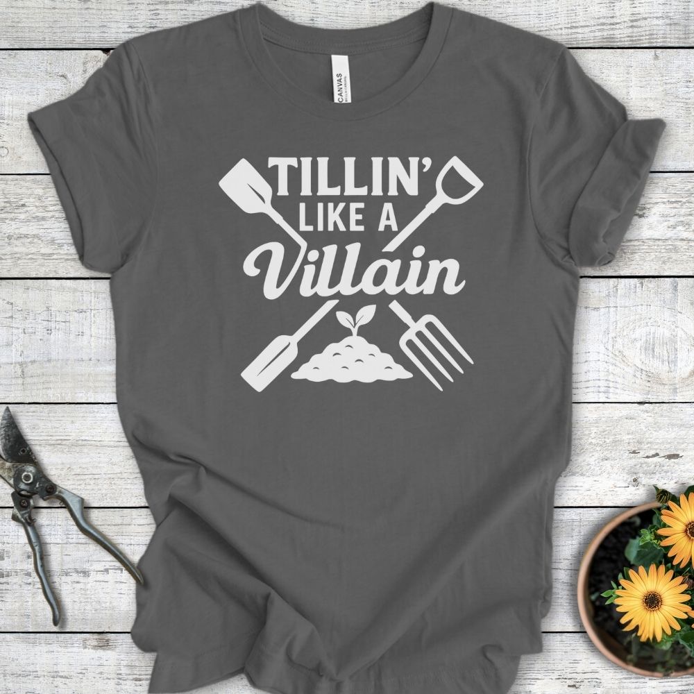 Printify T-Shirt Asphalt / S Tillin' Like a Villian