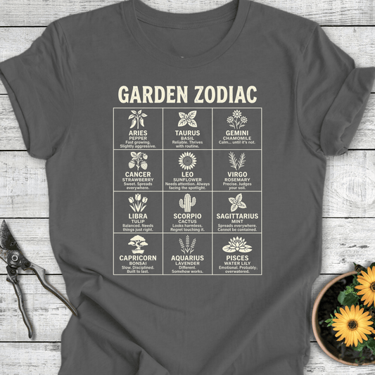 Printify T-Shirt Asphalt / S Zodiac T-Shirt