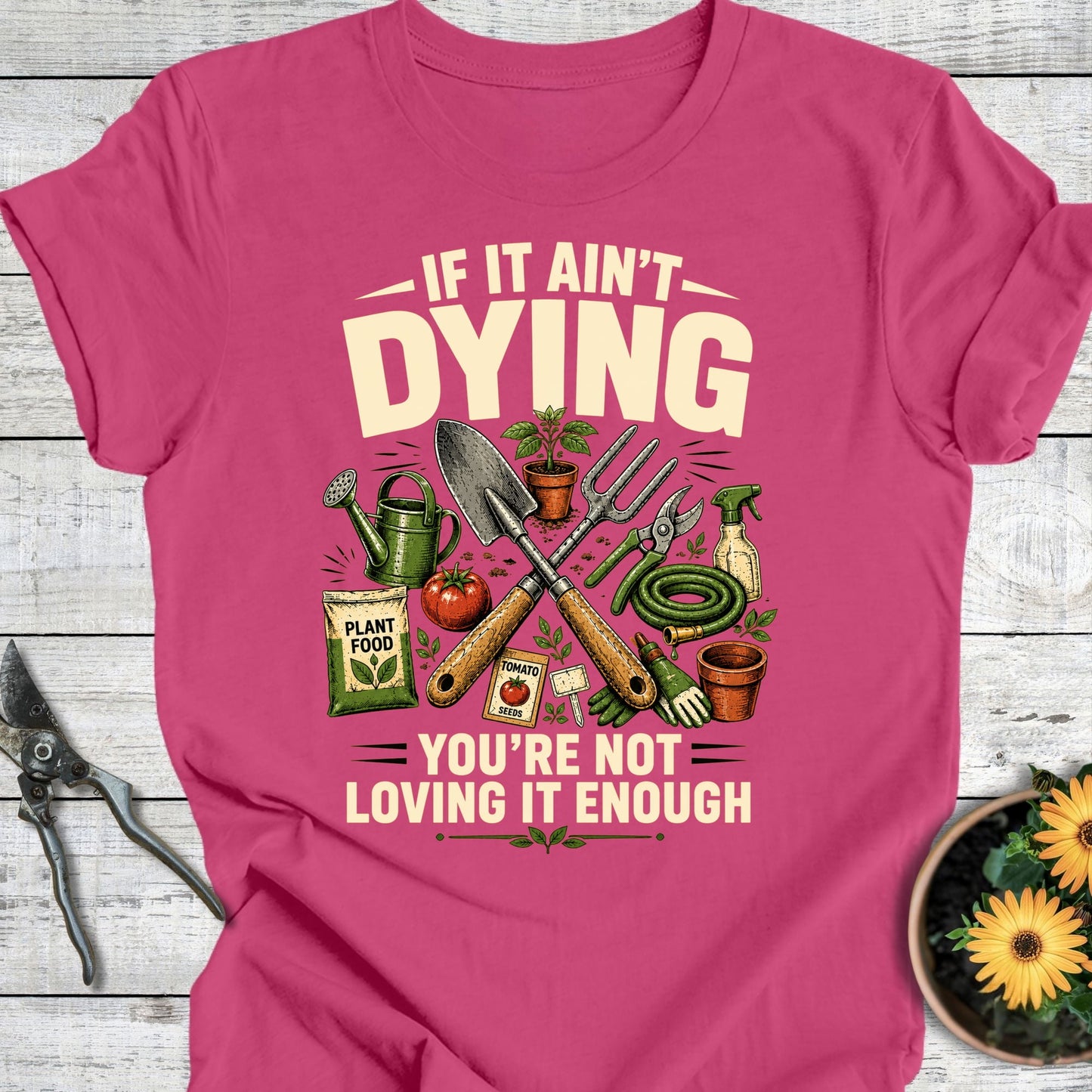 Printify T-Shirt Berry / S Ain't Dying T-Shirt