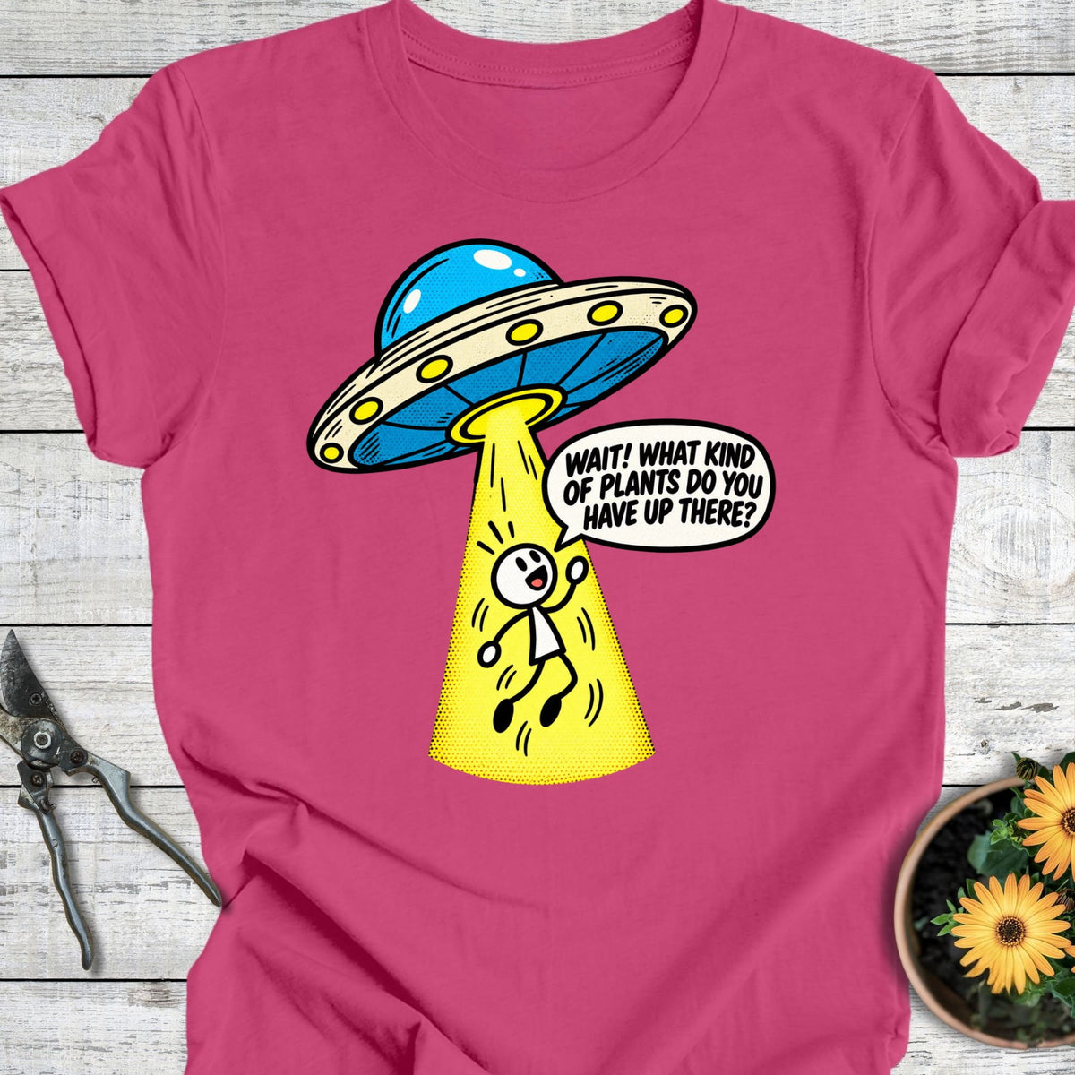 Printify T-Shirt Berry / S Alien Plant Life T-Shirt
