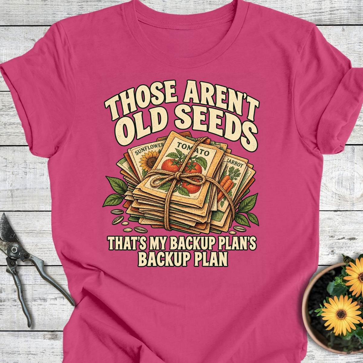 Printify T-Shirt Berry / S Backup Plan T-Shirt