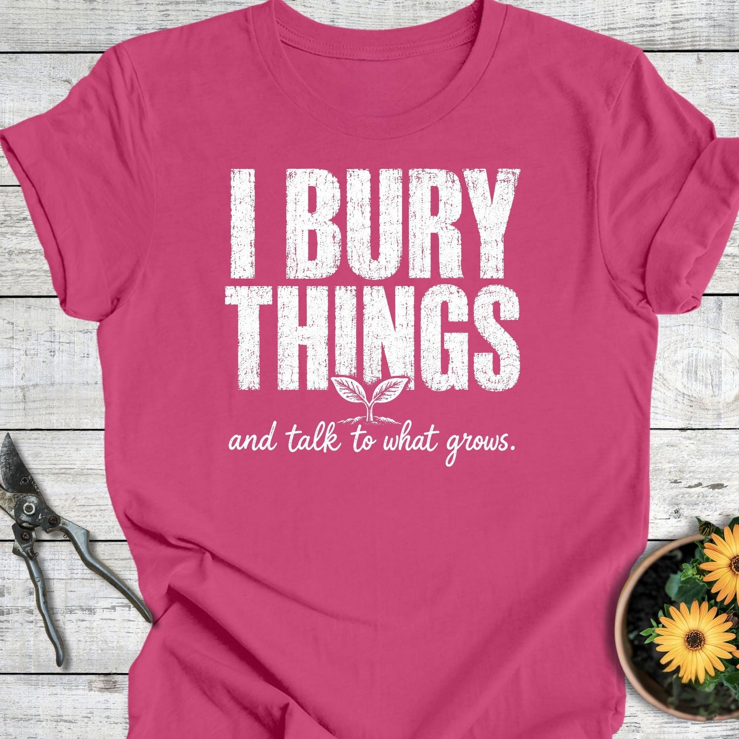 Printify T-Shirt Berry / S Bury & Talk T-Shirt