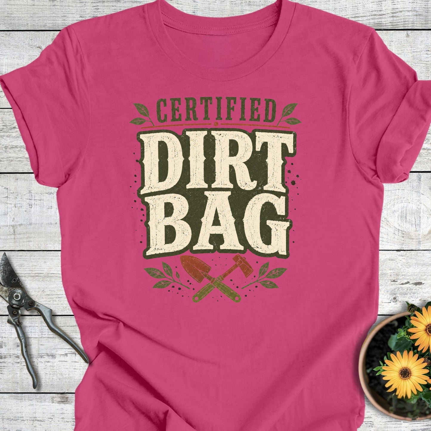 Printify T-Shirt Berry / S Certified Dirt Bag T-Shirt