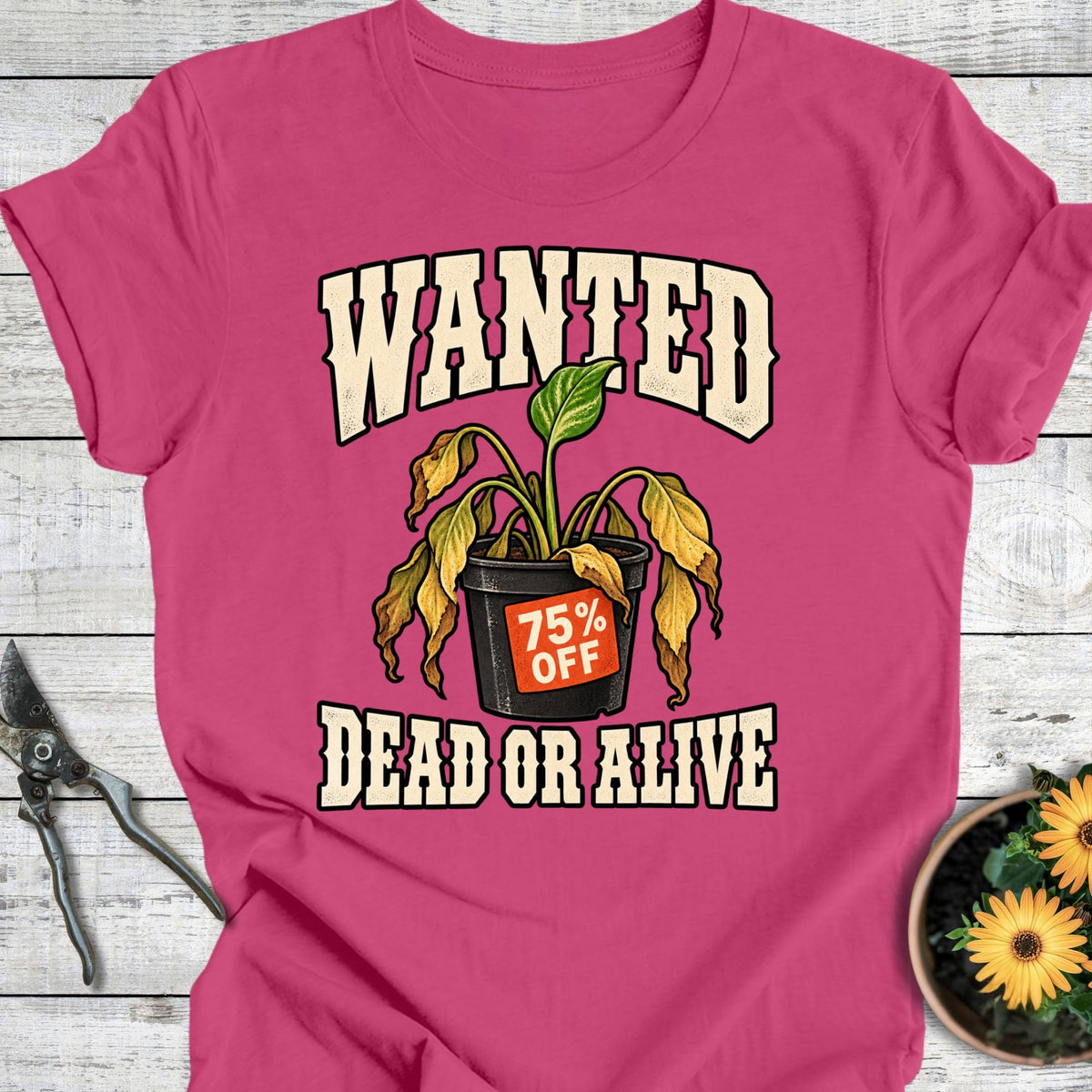 Printify T-Shirt Berry / S Dead or Alive T-Shirt