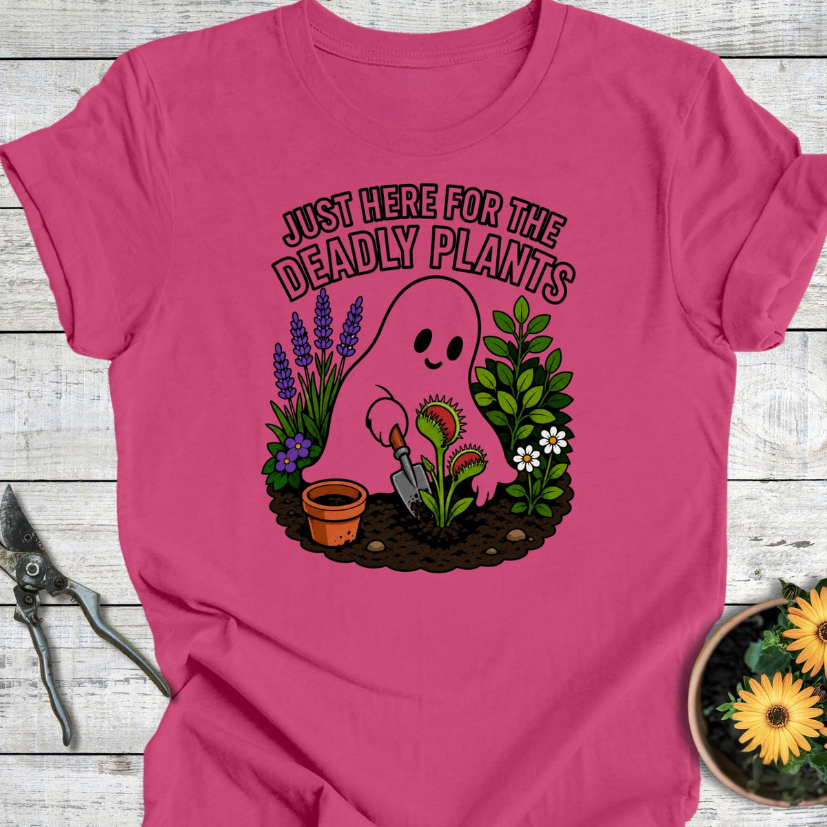 Printify T-Shirt Berry / S Deadly Plants T-Shirt