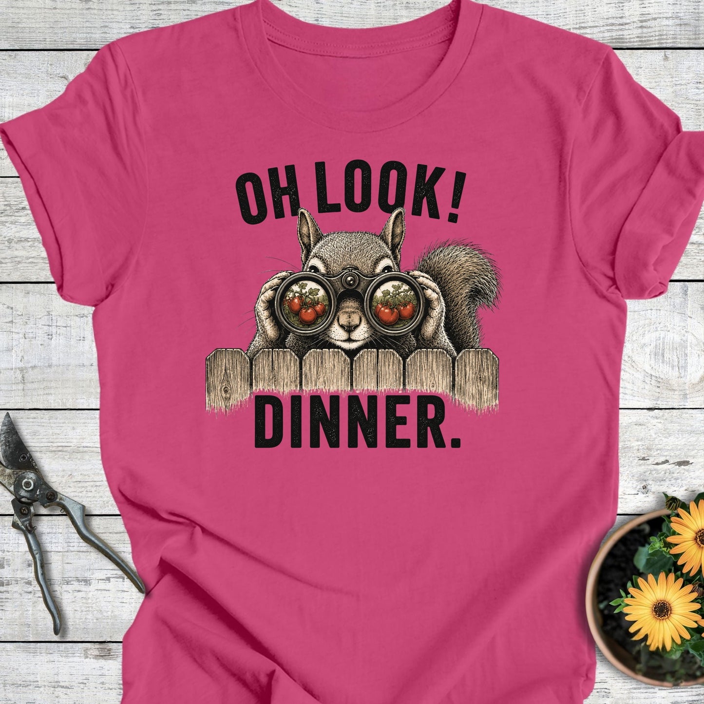 Printify T-Shirt Berry / S Dinner T-Shirt