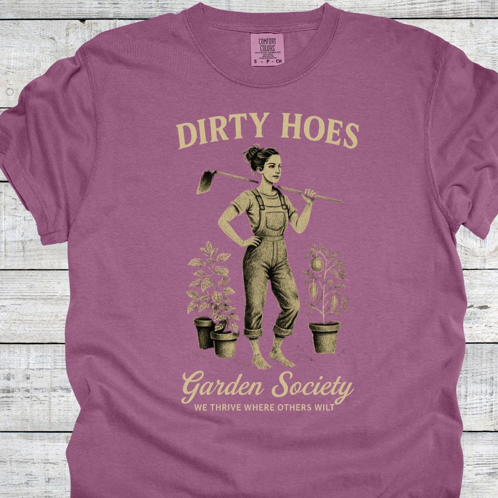 Printify T-Shirt Berry / S Dirty Hoes T-Shirt