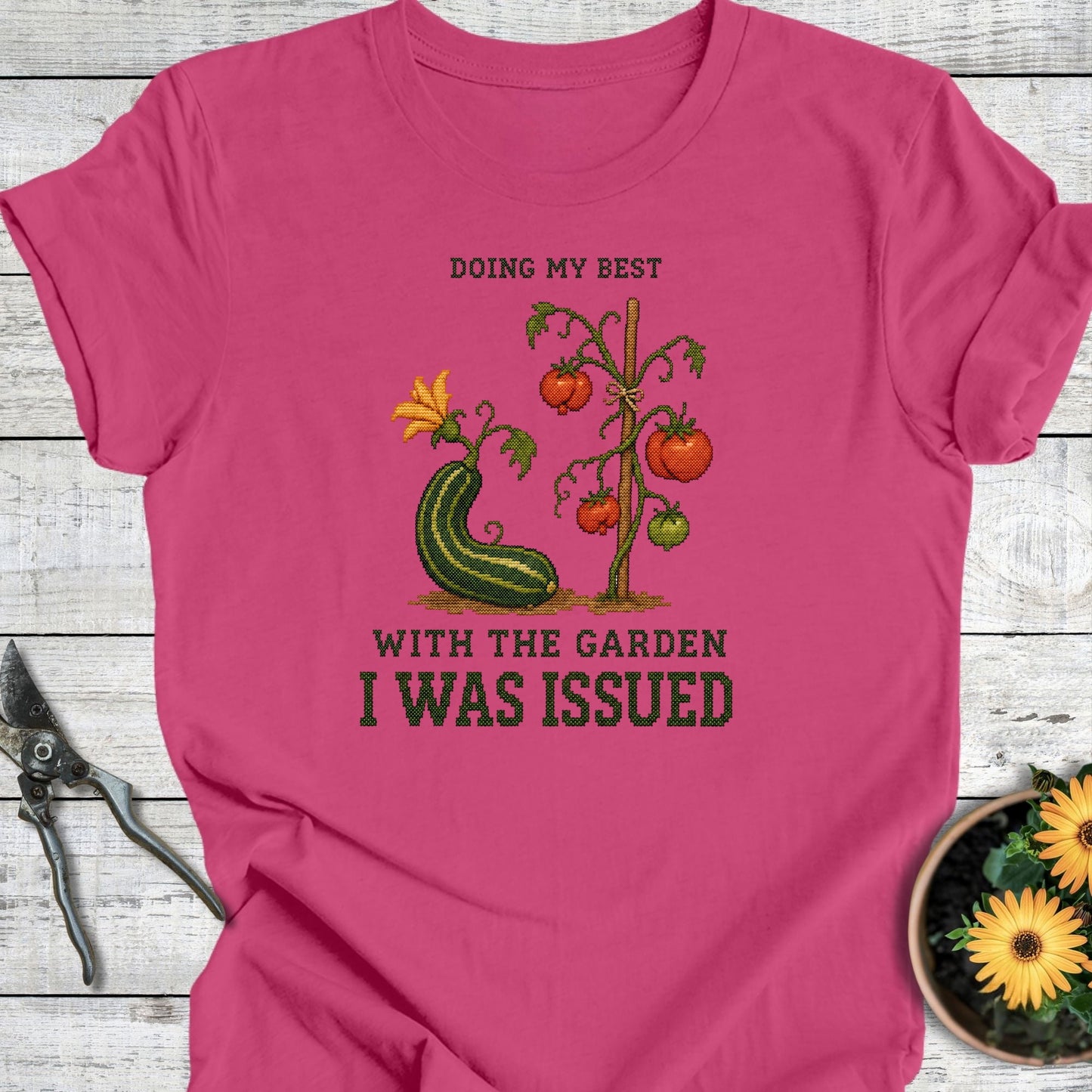 Printify T-Shirt Berry / S Doing My Best T-Shirt