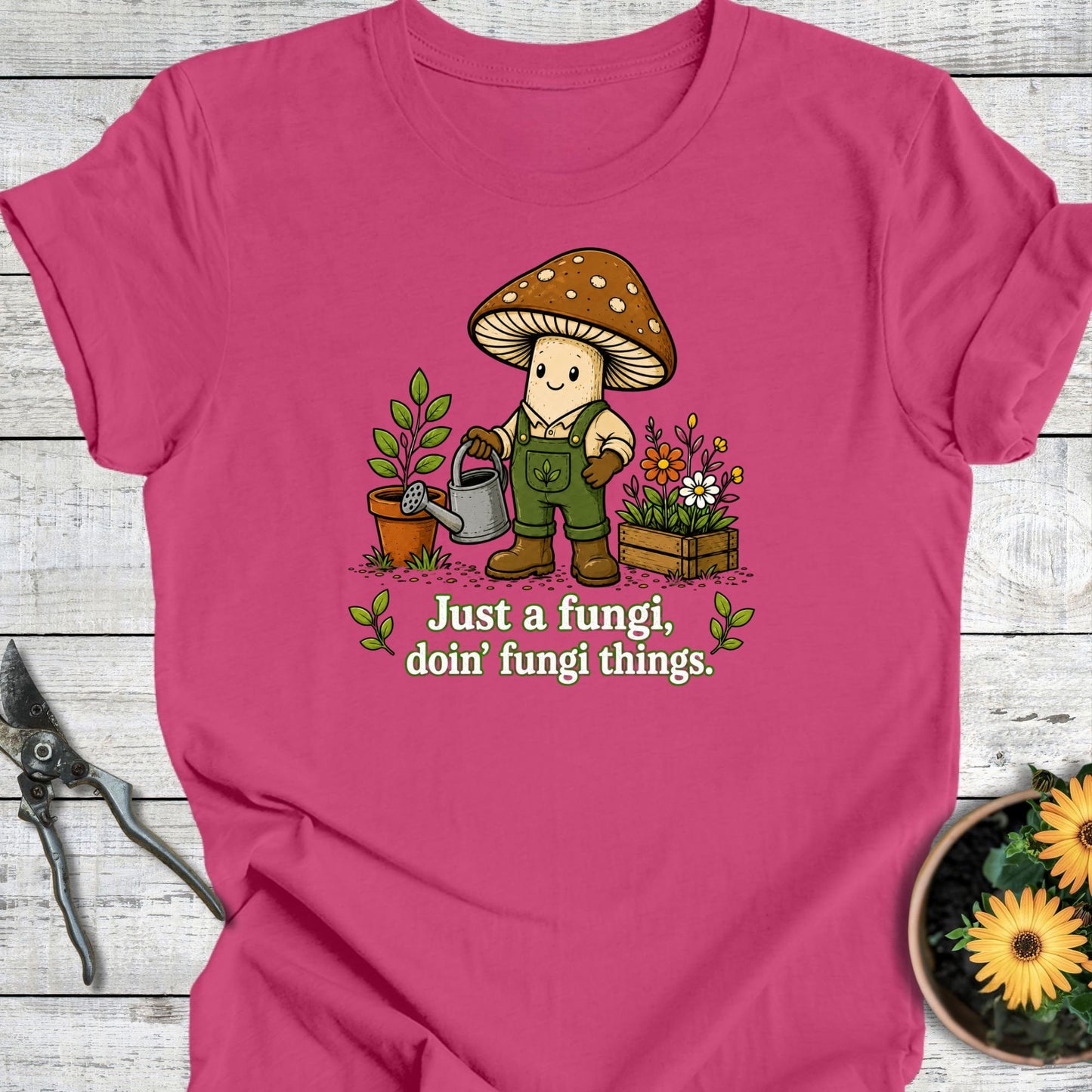 Printify T-Shirt Berry / S Fungi T-Shirt