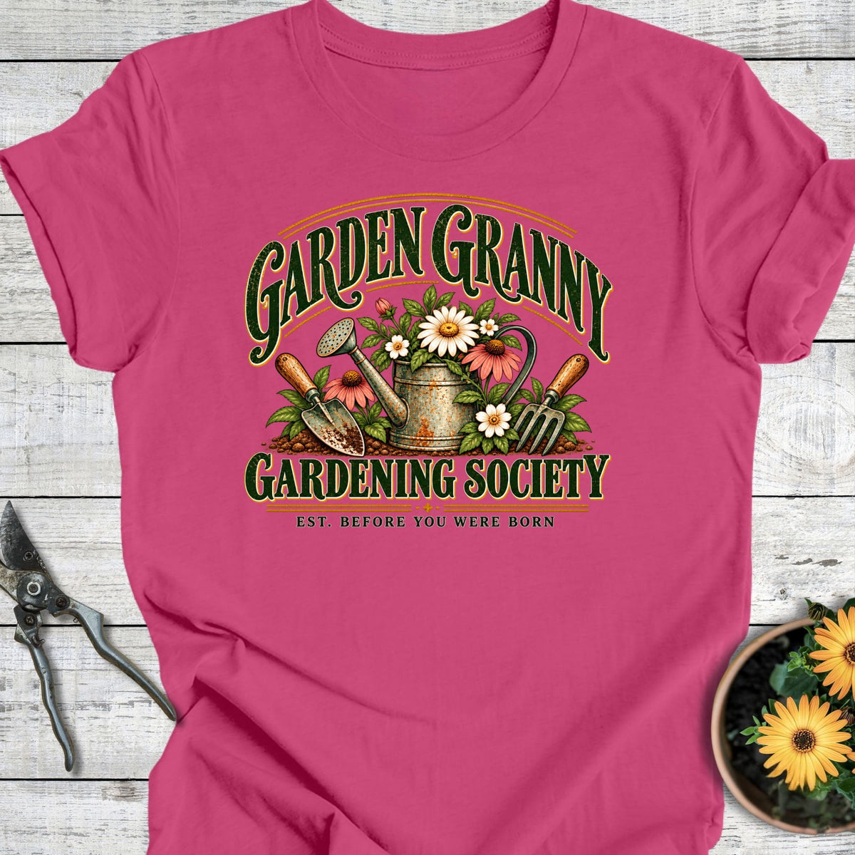 Printify T-Shirt Berry / S Granny Society T-Shirt